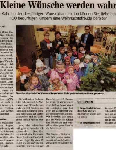 NRZ - Kleine Wünsche werden wahr - 29. November 2014