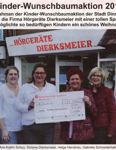 Verlagssonderseite - Kinder-Wunschbaumaktion - 2019