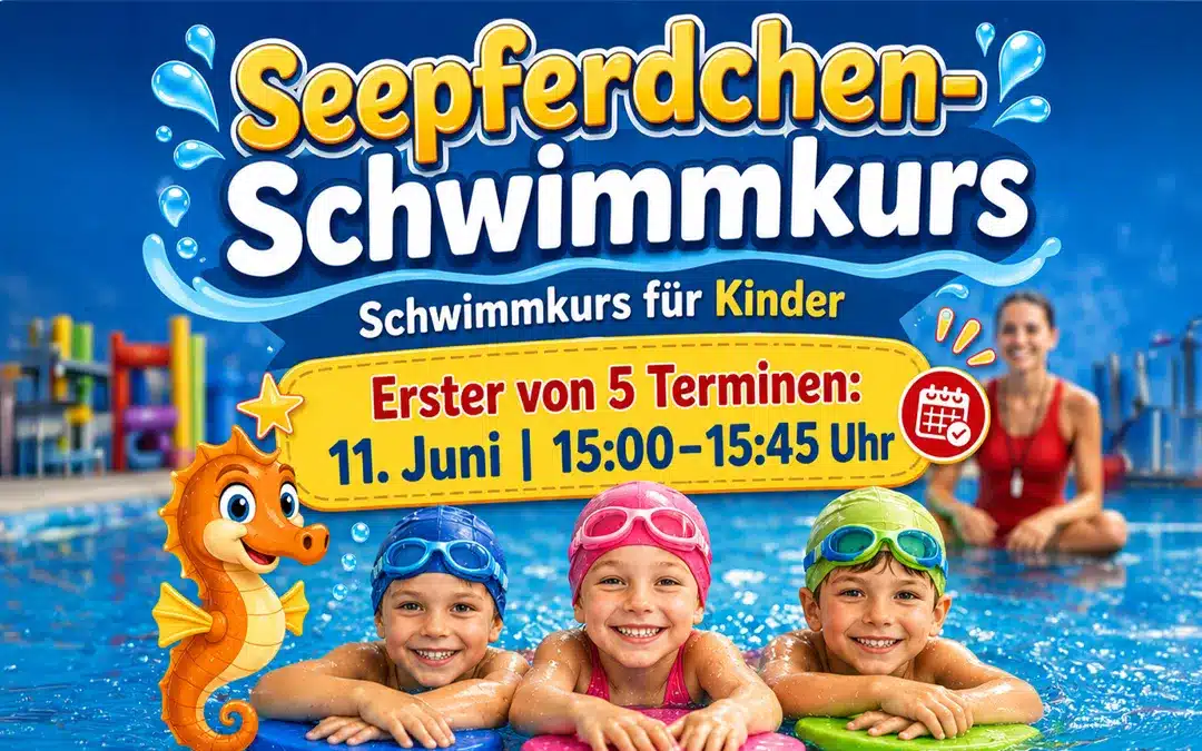 Seepferdchen-Schwimmkurs für Dinslakener Familien startet am 11. Juni